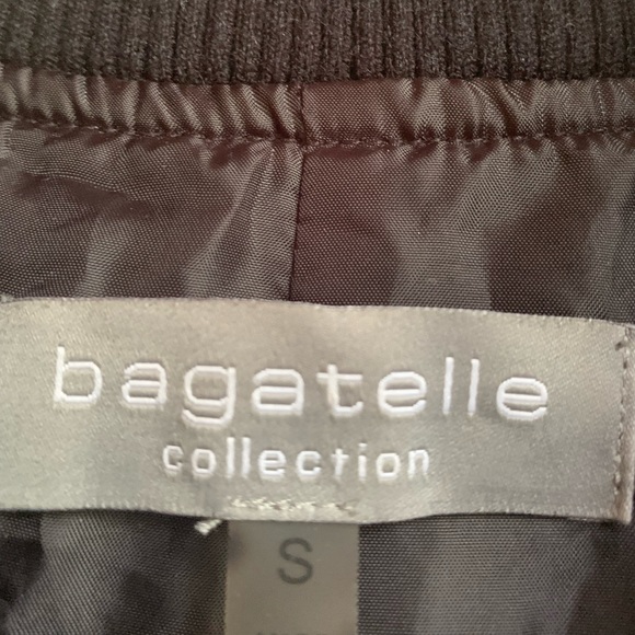 Embroidered faux leather jacket - Picture 5 of 5